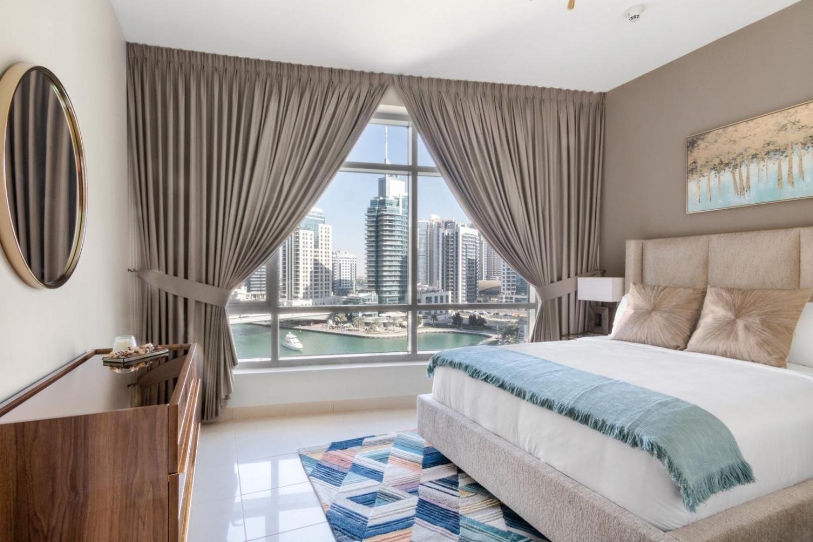 Апартаменты Guestready - Marina View | Fairfield Tower Дубай Экстерьер фото