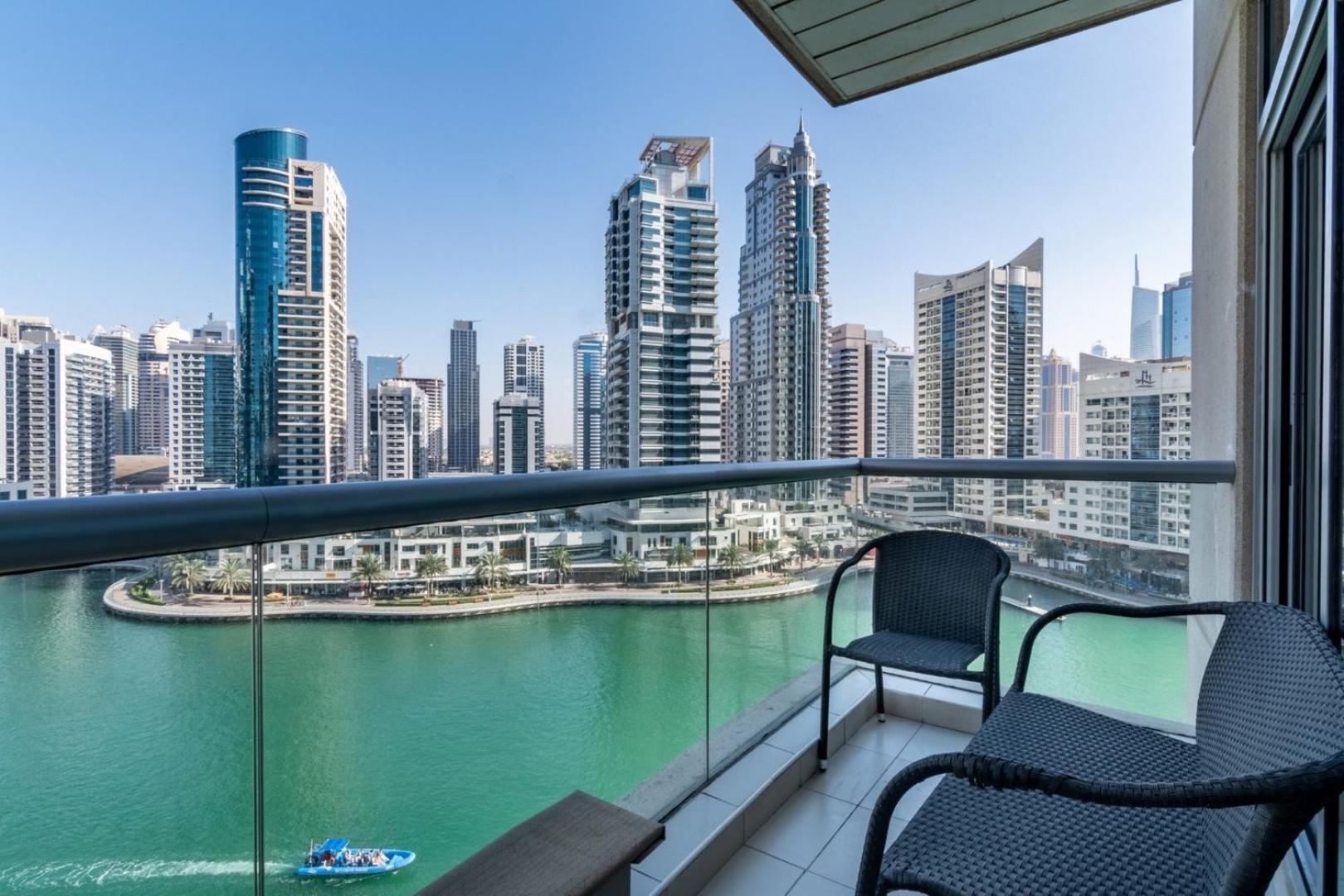 Апартаменты Guestready - Marina View | Fairfield Tower Дубай Экстерьер фото