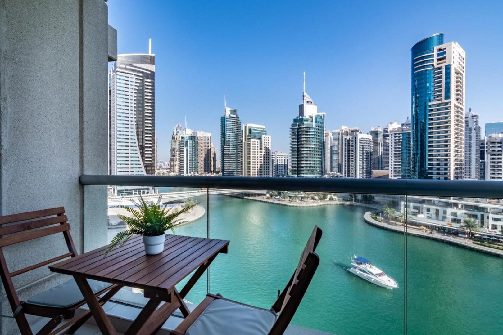 Апартаменты Guestready - Marina View | Fairfield Tower Дубай Экстерьер фото